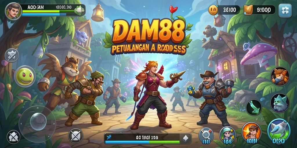 Screenshot gameplay DAM88 dengan aksi seru dan grafis menakjubkan.