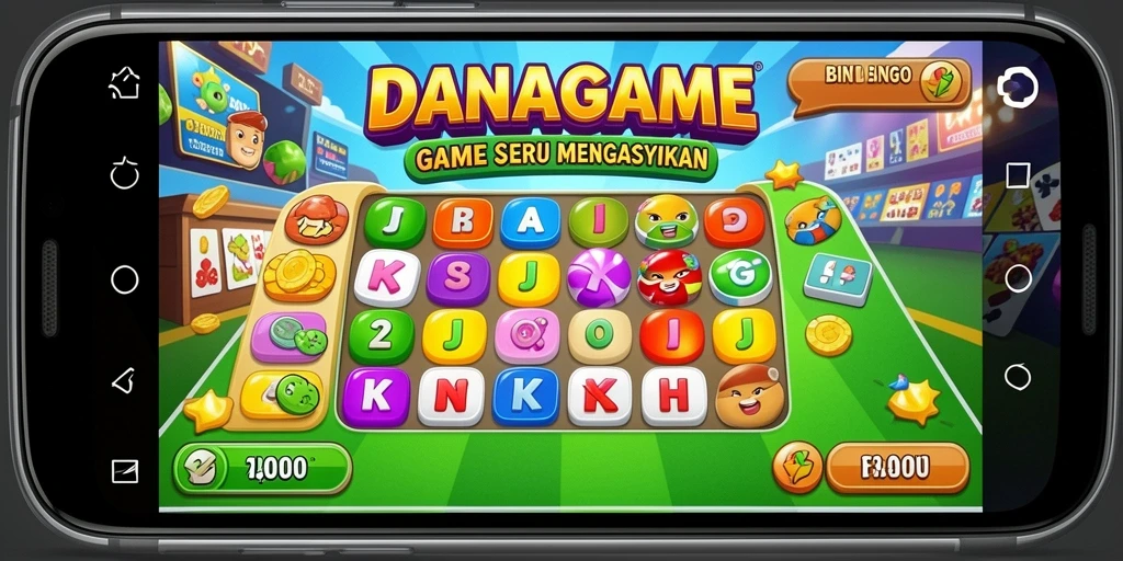 Tampilan gameplay seru dan interaktif dari DANAGAME Bingo.
