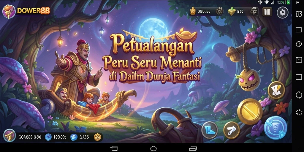 Tampilan gameplay DOWER88 yang penuh aksi dan petualangan.