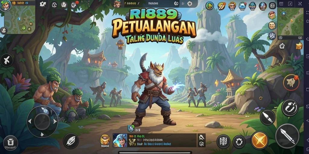 Tampilan gameplay <strong>RI889</strong> menampilkan eksplorasi dunia terbuka yang menakjubkan.