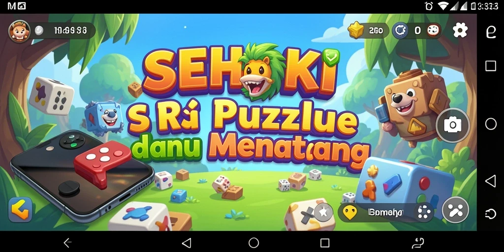 Tampilan gameplay SEHOKI yang menarik dan interaktif dengan berbagai puzzle.