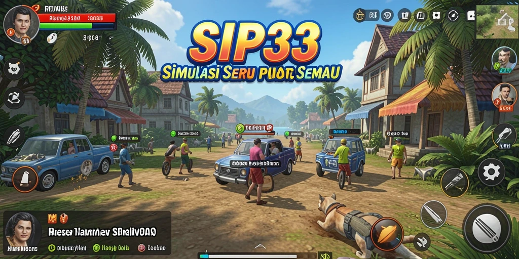 Screenshot SIP33 menampilkan gameplay simulasi yang menarik dan realistis.