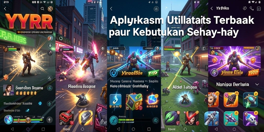 Screenshot utama YYRR yang menunjukkan fitur catatan dan pengingat.